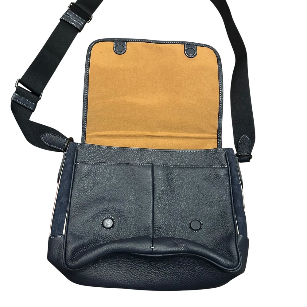 Coach Thompson Small Map Bag In Signature Jacquard With Stripes Messenger - Picture 7 of 8